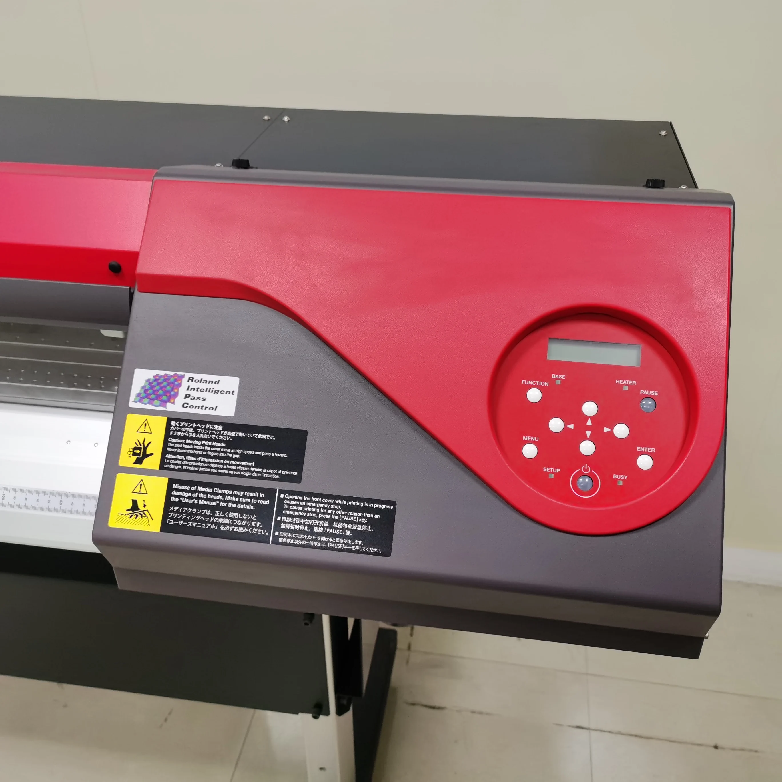 Used wide format eco solvent printing machine second hand roland rf 640  printer easy to usd for banner vinyl sticker printing