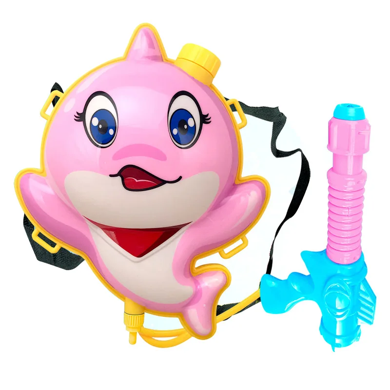 Large Capacity Backpack Water Gun Plastic Summer Outdoor Play Water Shoot Gun Toys Beach Swimming Pool Backpack Water Gun Toy
