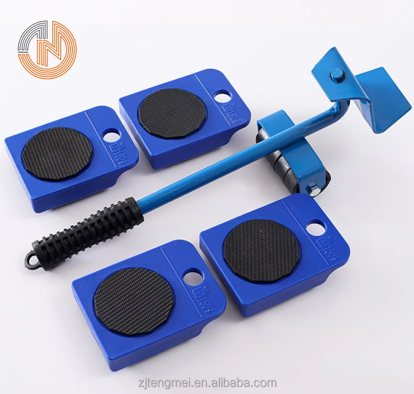 Easy Furniture Moving Tools Magic Furniture Lifter Heavy Mover Appliance Roller  Heavy Moving Device 5pcs Furniture Mover Sets