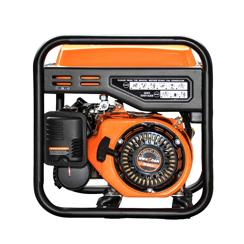 Hwasdan portable Open frame 3000w inverter generator electric start gasoline inverter generator