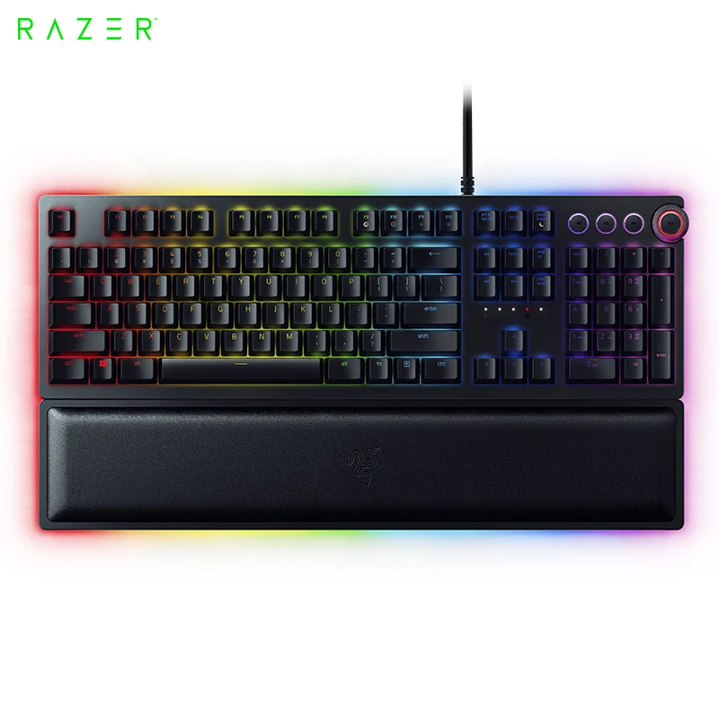 Original Razer Huntsman ELite Optical Mechanical Gaming Keyboard Linear Optical Switches Chroma RGB