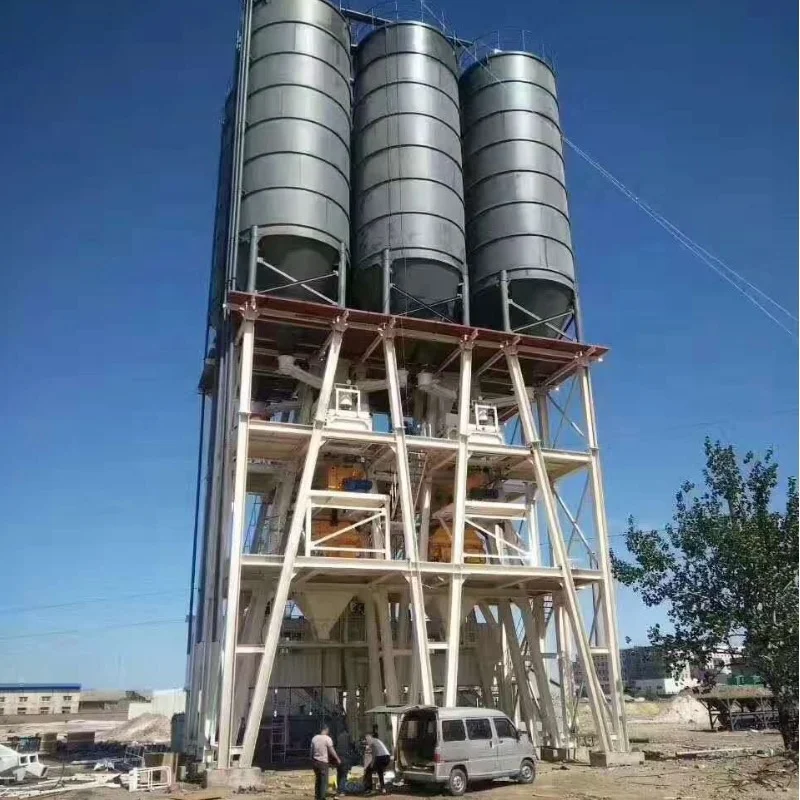 6-8T/H Semi-automatic Tile Adhesive Skim Coat Wall Putty Dry Mortar Powder Mixing Machine