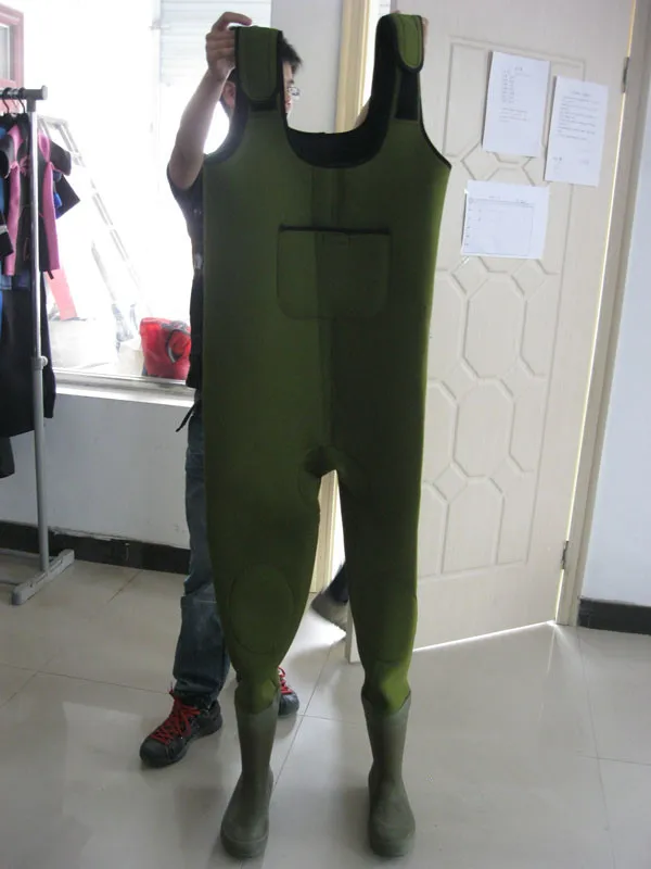 
Breathable pink camo neoprene chest wader suit 