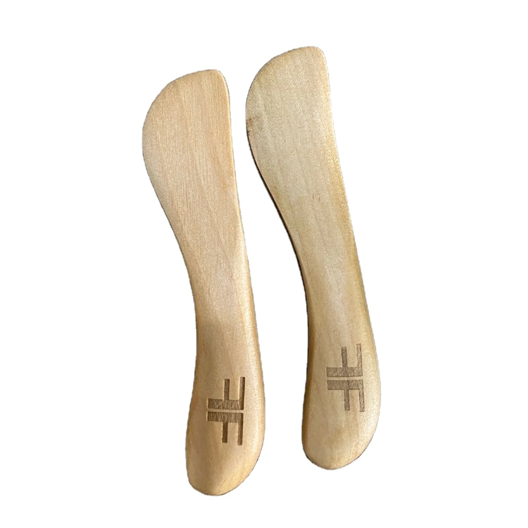 Customized Wooden Mini Spatula Cosmetics Tools
