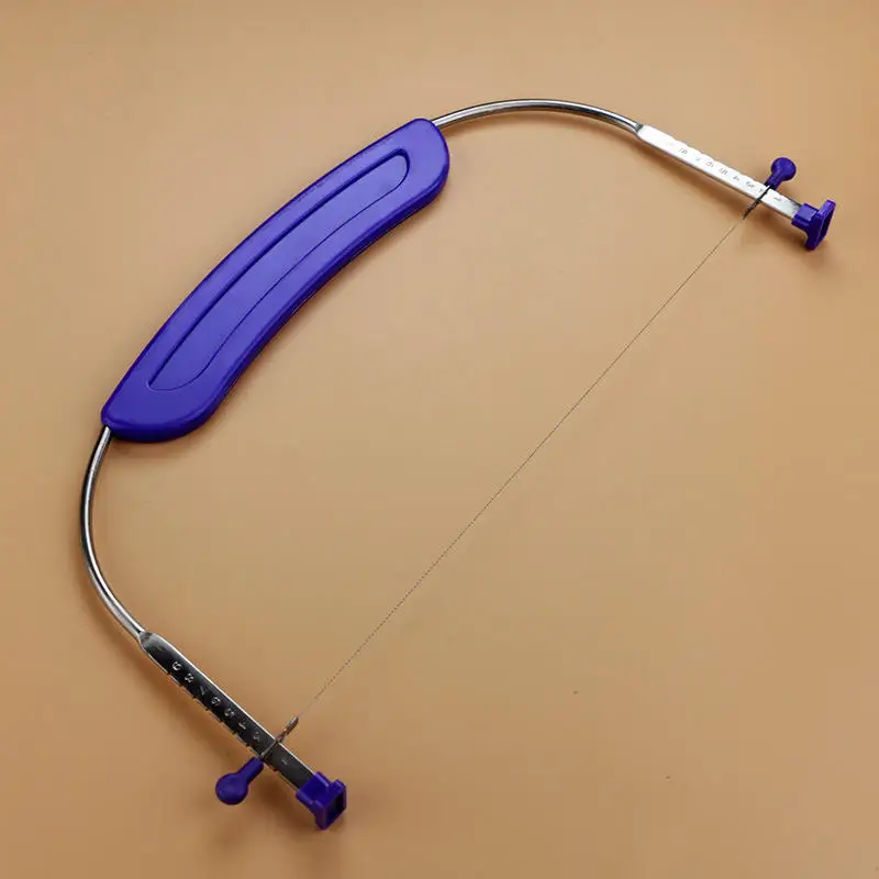 plastic handle double line cake toast cutter high toughness high hardness wafer breaker Slicer