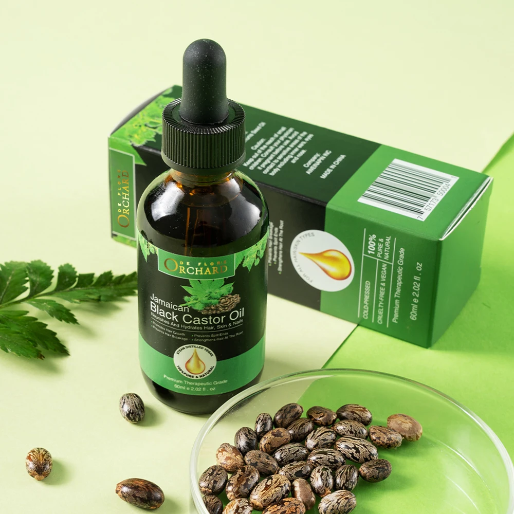 100% чистое натуральное органическое касторовое масло холодного отжима для роста волос успокаивающее увлажняющее