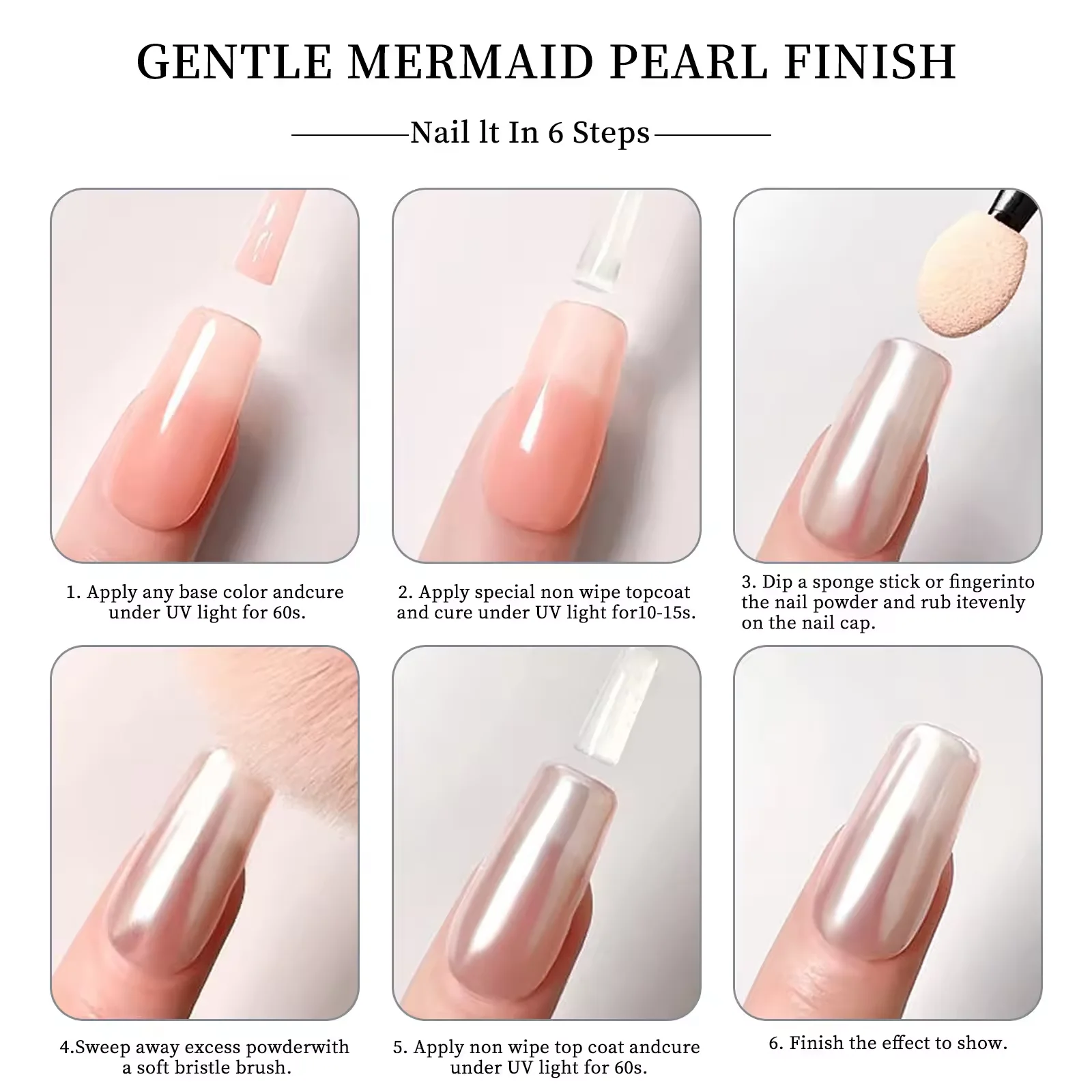 Ceramic Paint Pigment Shine White Color Aurora Powder Moonlight Magic Plated Crystal Rubbing Chrome Powder