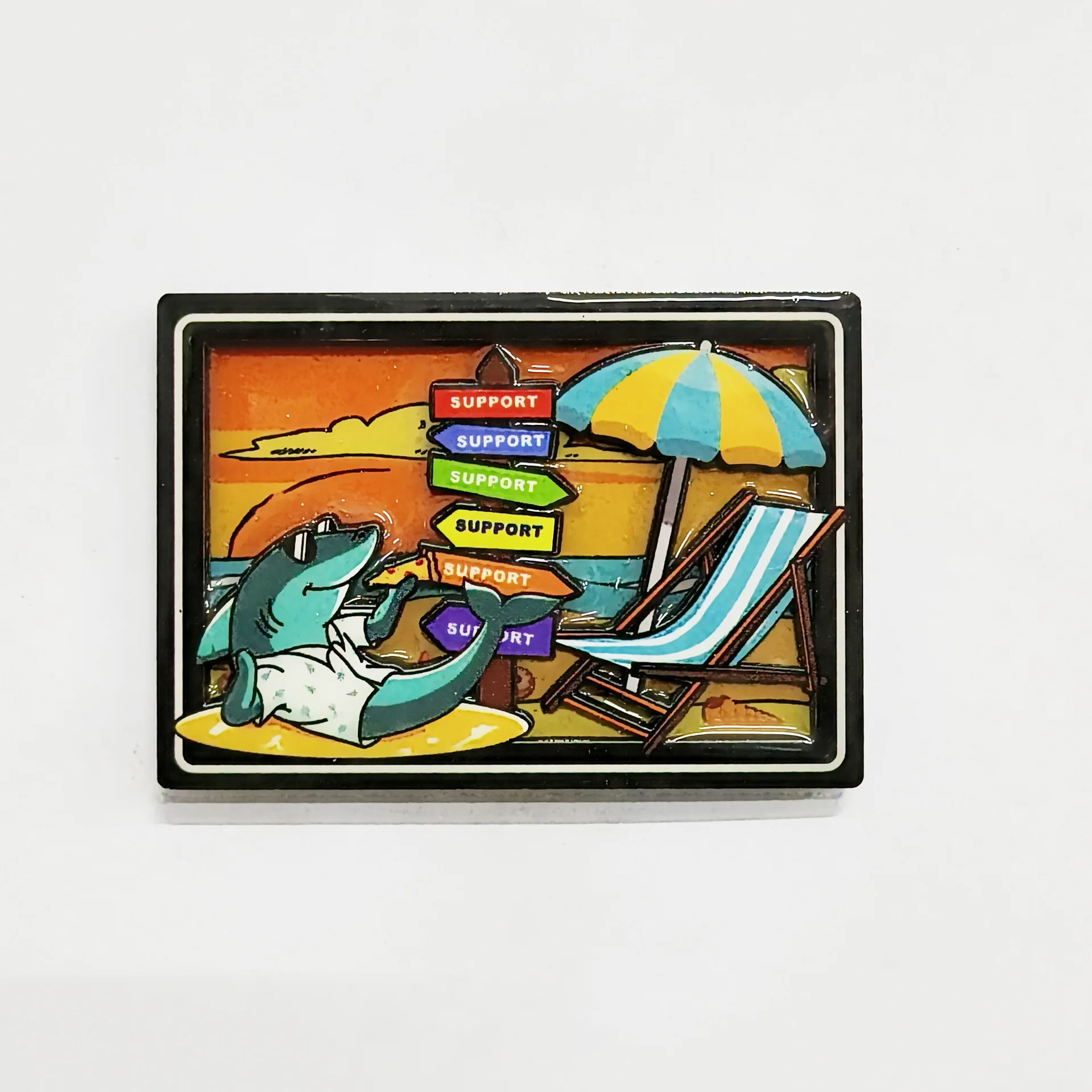 Manufacturer Customized Made Countries Souvenir 3D Mdf Wooden Fridge Magnet For Tourist