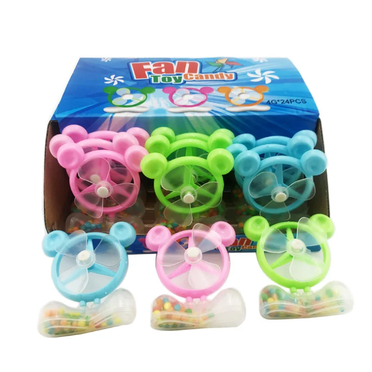 Fan Toy Rainbow Candy Snacks Wholesale