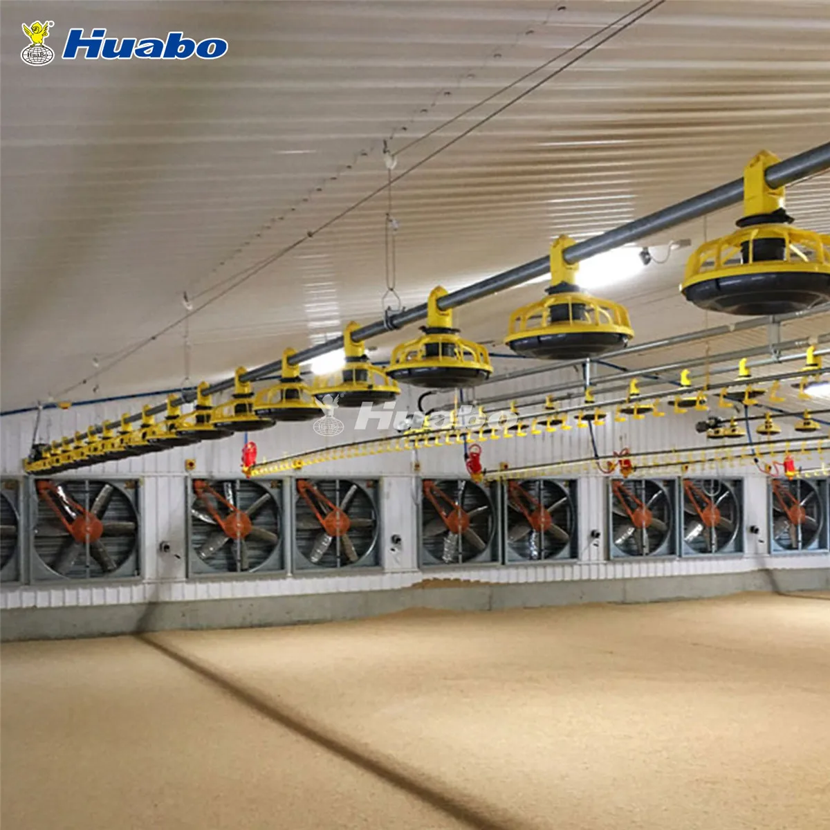 Система кормушки птицы, система кормления бройлеров