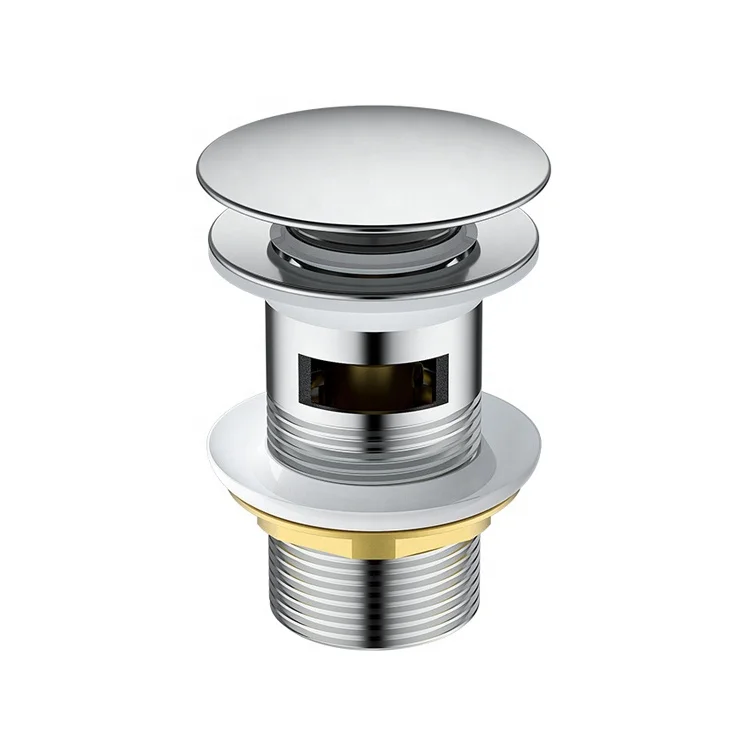 Brass Pop Up Drainer  Bathroom Basin Union Waste