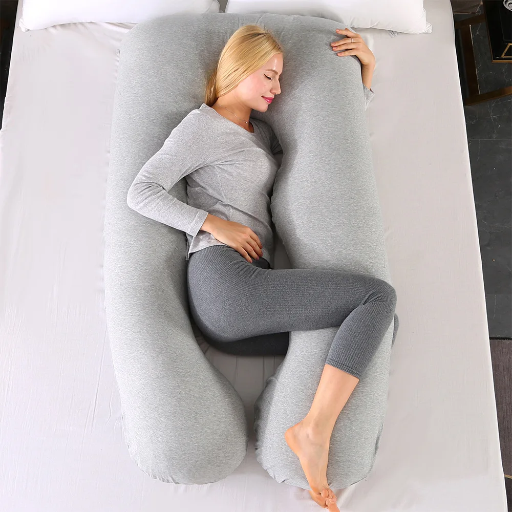 U Shaped Full Body Sleeping Supporting Maternity Pillow for Pregnant Women