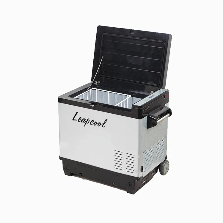 Ningbo cooler solar mobile 12 v big capacity car fridge portable refrigerator for car