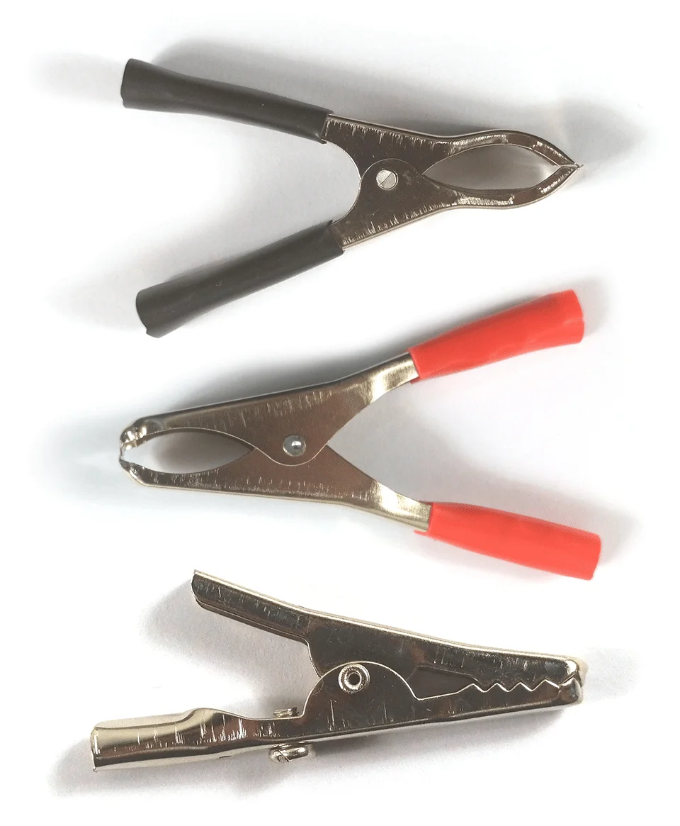 Assortment Custom Factory Wholesale Hot Selling 28PC Black and Red Carbon Steel  Alligator Clip Assortment bearing lock washer