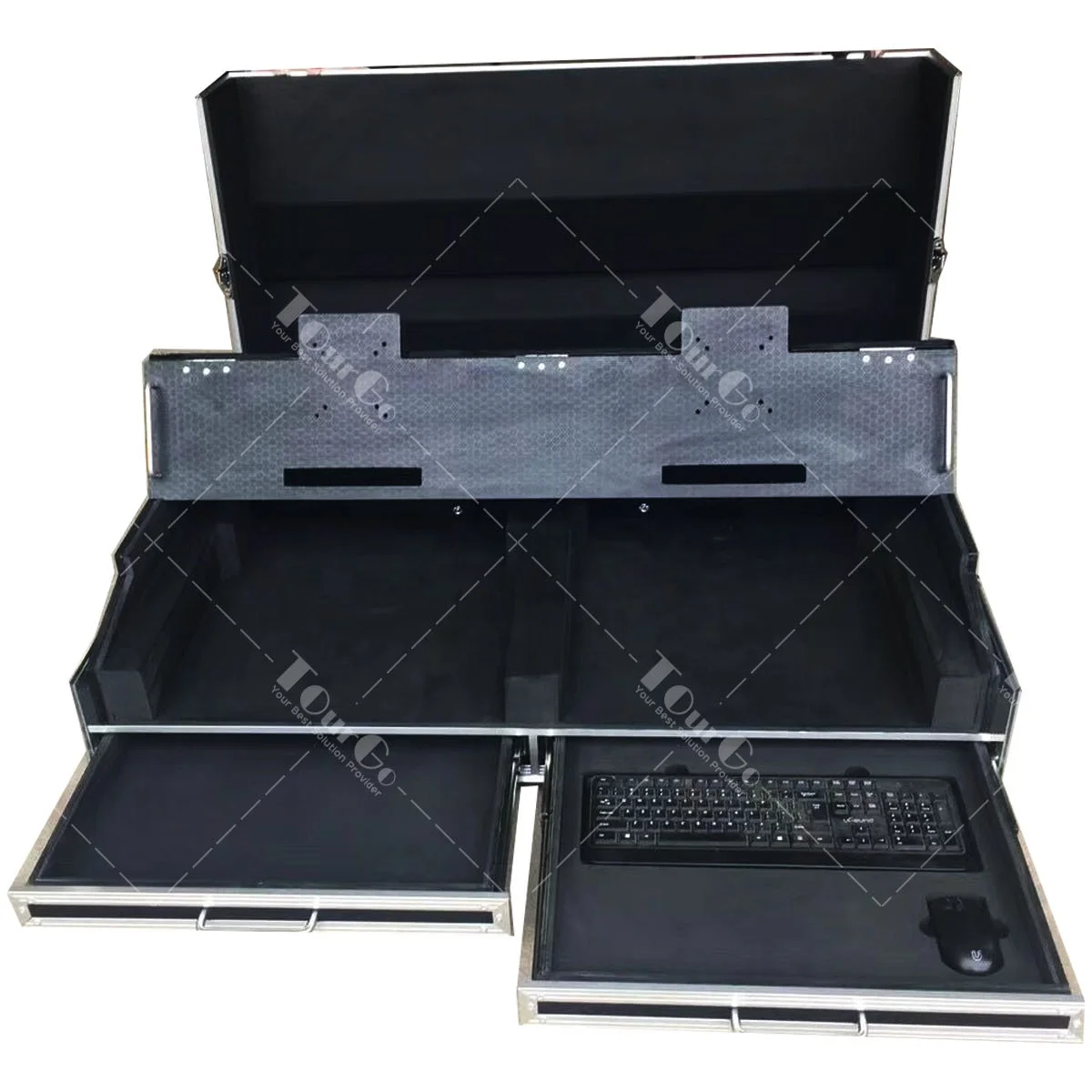 Flight Case For avolites titan mobile drawer display flight cases and Fader Wing Light Controller