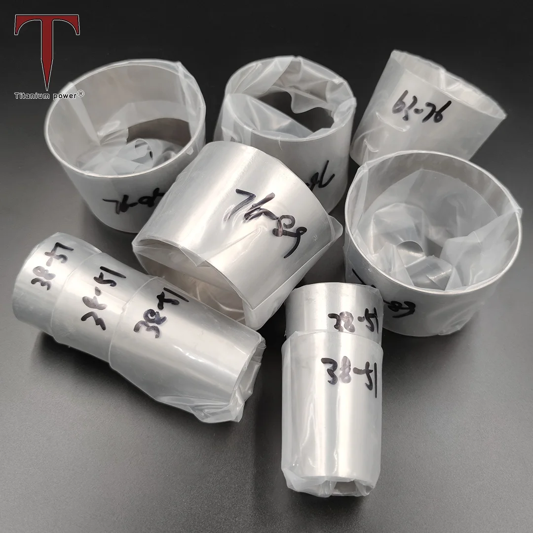 Tanium Customizable 1.0mm Thick Concentric Transition Tube Polished Cones Pipe Titanium Reducer for Cars