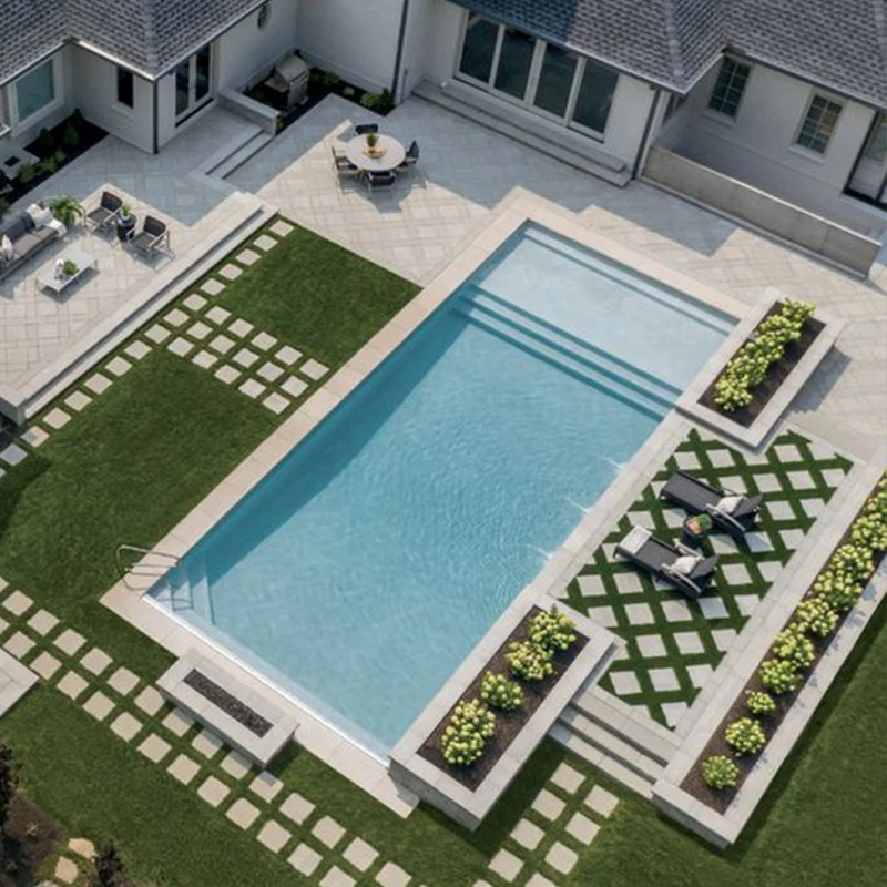 adults large hard side fiberglass fiber glass piscina inground fabricated outdoor swimming pools 18x48 water pool swim pool