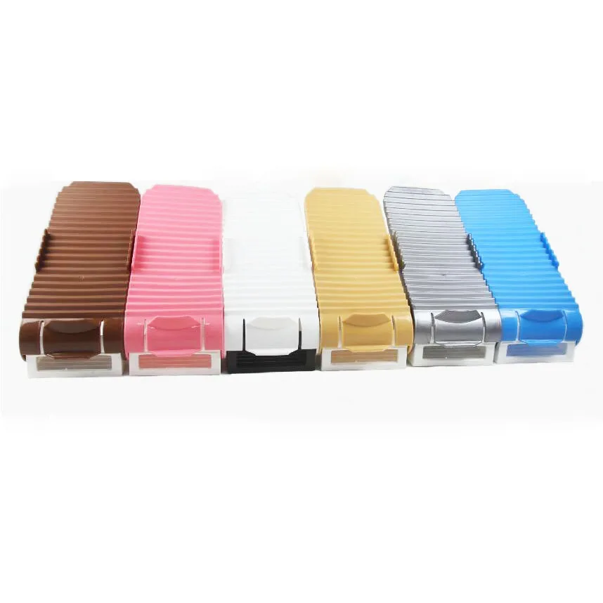 plastic white and black Shoe Slots Organizer Space Saver(SW2018052)