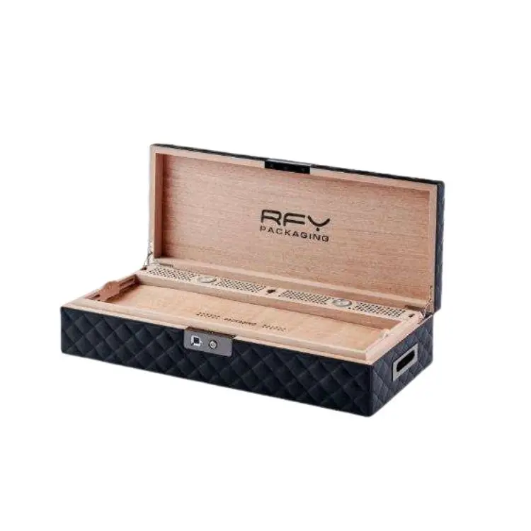 Коробка для сигар из натуральной кожи
