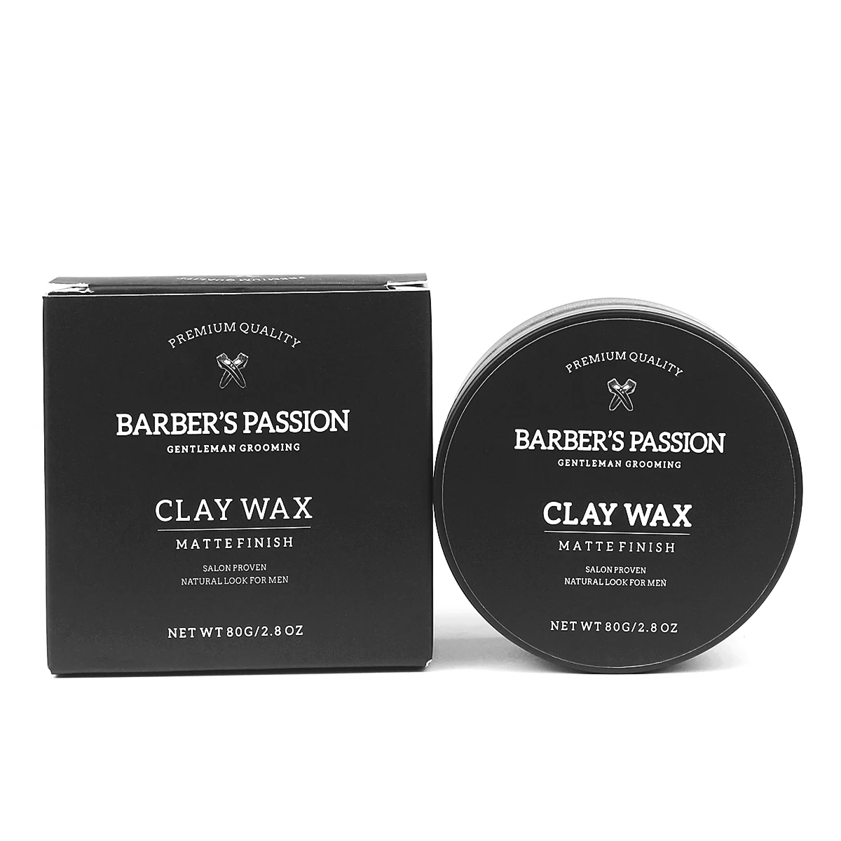 GMP certificate factory price hot sale nice smell high hold matt hair styling clay wax