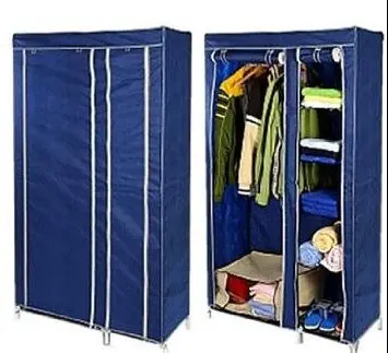 Hot cheap DIY Non-woven single detachable folding fabric wardrobe cloth closet cabinet organizer