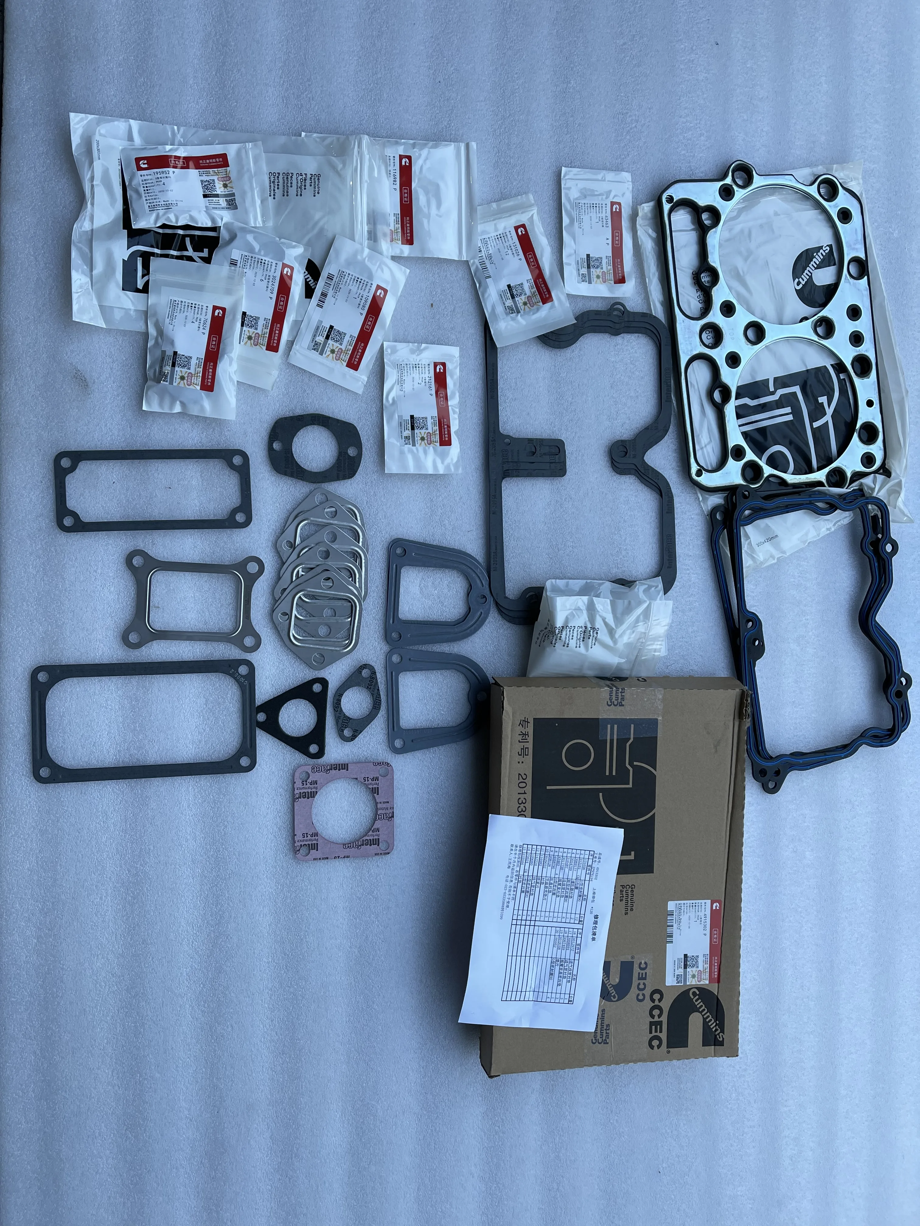 Construction Machinery parts Diesel Engine NT855 Cylinder Head Gasket 4058790