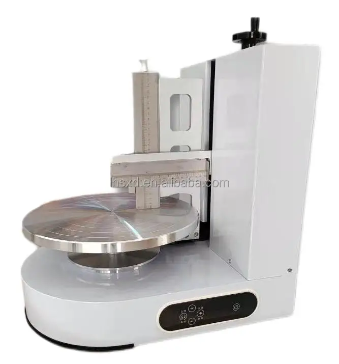12inch Baking machinery birthday cake plastering machine  Cake spreading machine  Cream coating and baking equipment