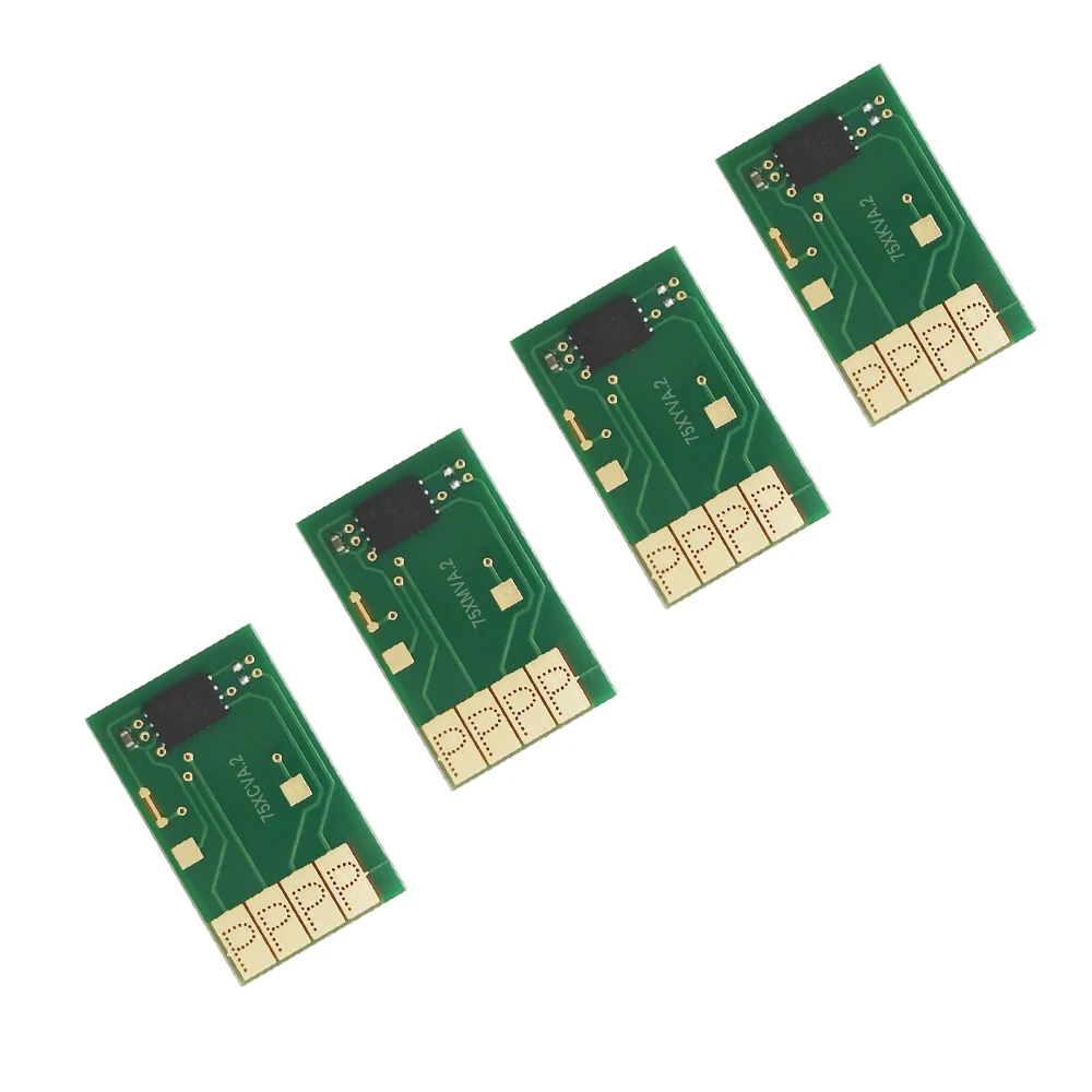  Ocinkjet 4 цвета/набор один раз чип для HP 975 975A PageWide 352dw 377dw/dn 452dw 477dn 477dw 552dw 577z