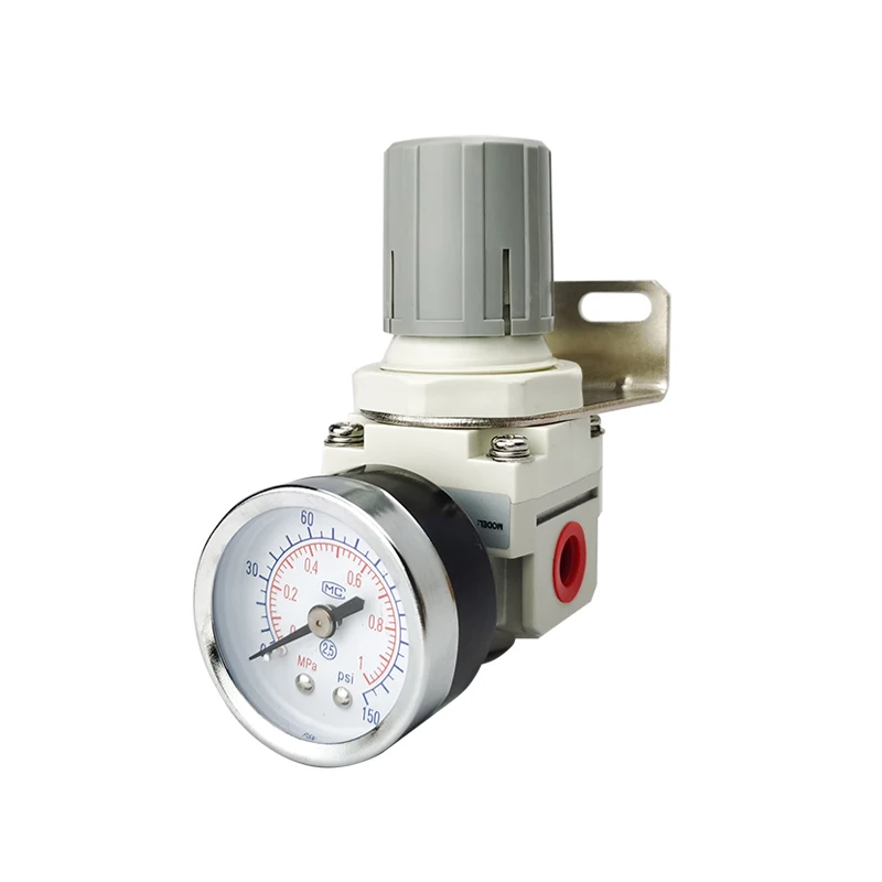 AR2000-02 Pressure Regulator Treatment Units Valve Gauge Reducing Pneumatic Valve Air Source Processor