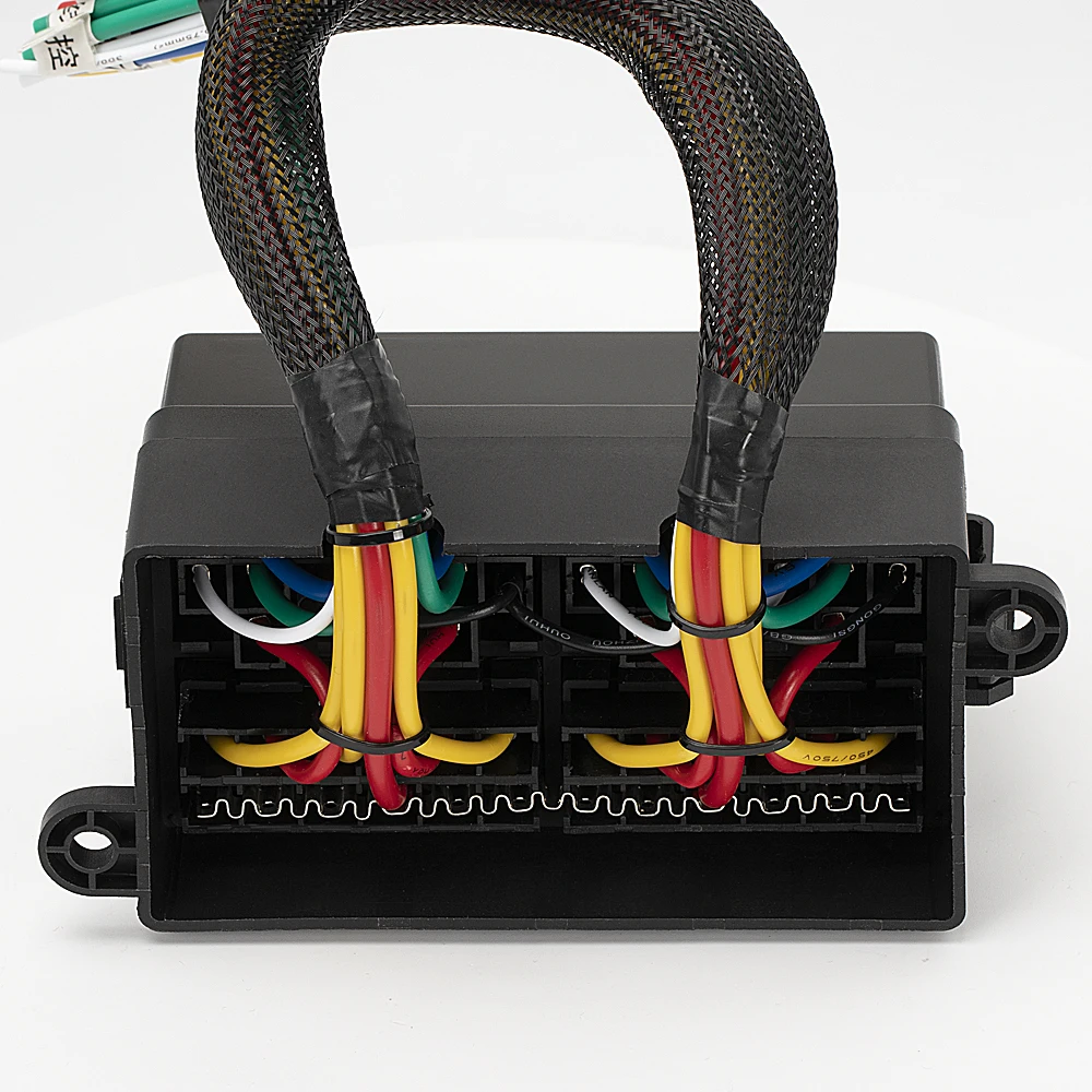 Daiertek Auto Relay 12v Automotive 24 Volt Dc 12 Way Relay Socket With Relays And Fuses Wired Black Color