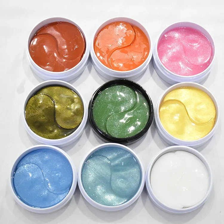 Private Label Collagen Eye Mask Hydrating Moisturizing Hydrogel Gold Eye Mask Cosmetic Eye Patch