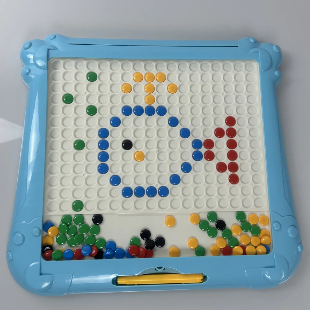 Child Desktop double faces Magnetic Pen Move Bunny Drawing Board Toys Parent-Child Interactive Pen Holding Game Learn Toy Kid