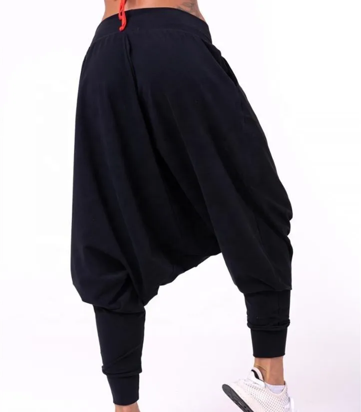 Women Casual Loose Yoga Pants Boho Trousers Baggy Aladdin Jumpsuit High Waist Sport Harem Pants