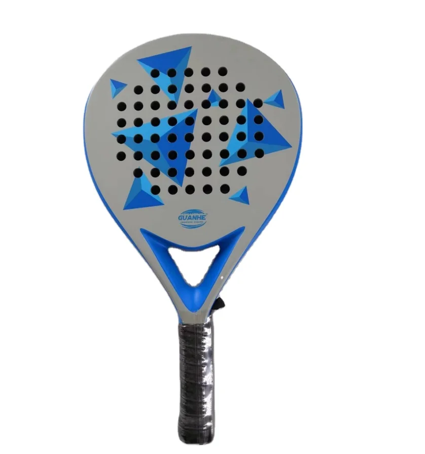 Factory custom 100% carbon fiber paddle tennis racket