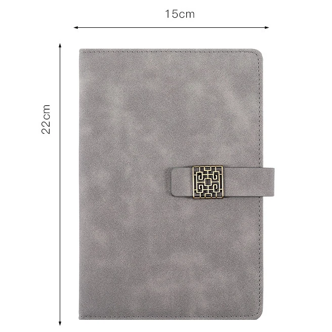 Business 4 piece gift sets usb flash drive & vacuum cup & pen and leather notebook with magnetic lock