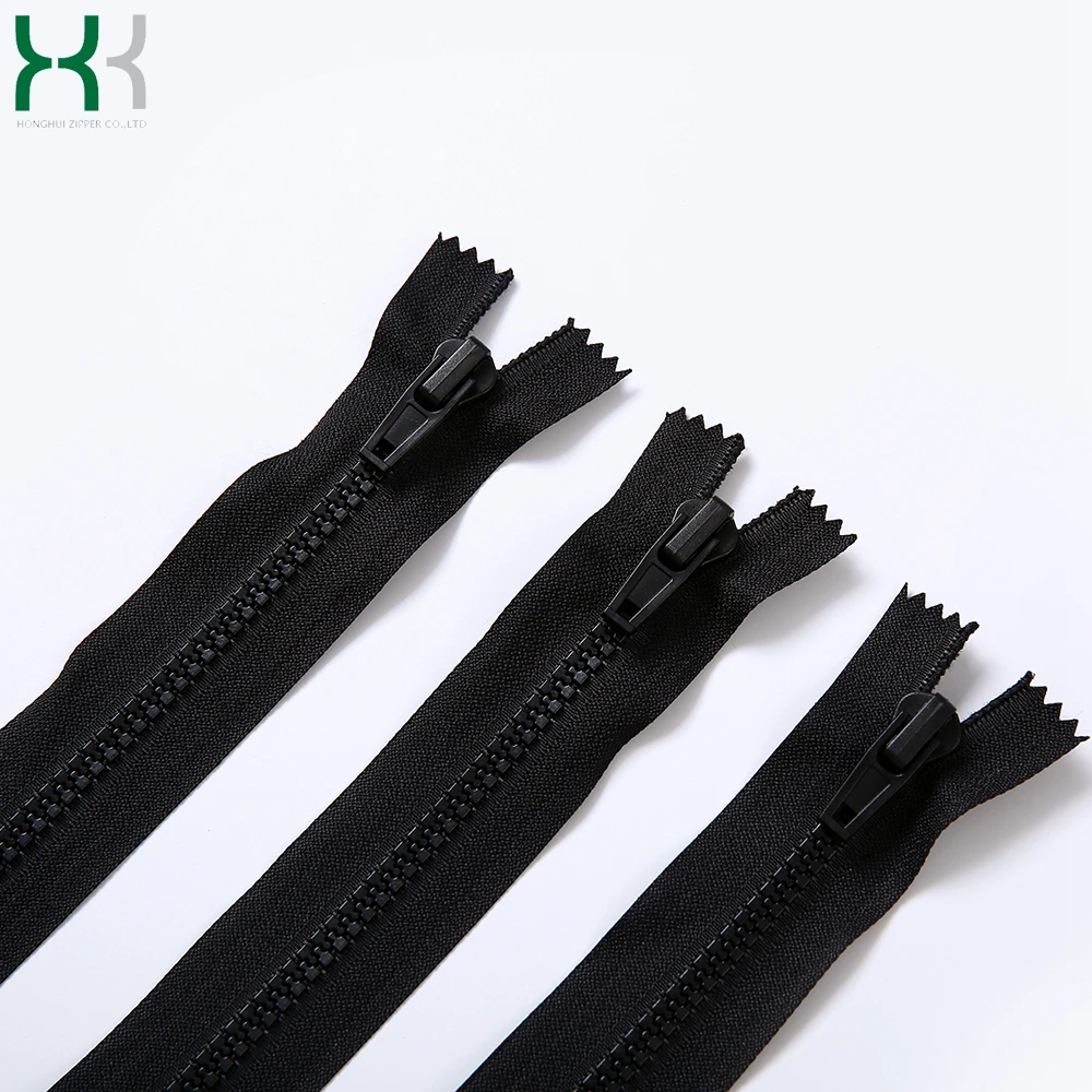 Wholesale No.5 plastic zipper Sustainable Nickel-Free Plastic Zipper with slider