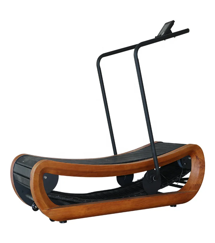 Китайская беговая дорожка для коммерческого использования, беговая дорожка для фитнеса с изгибом, самосоздавающаяся ручная изогнутая беговая дорожка для продажи