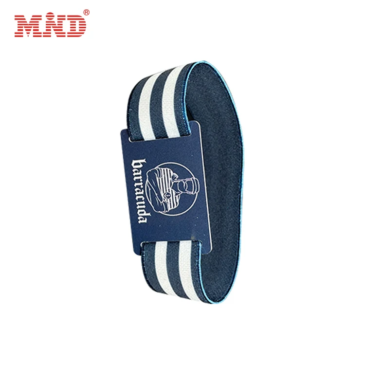 Custom High Quality NTAG 215 Elastic Woven Wristband Adult Child Bracelet Wristbands for Events Sports Party