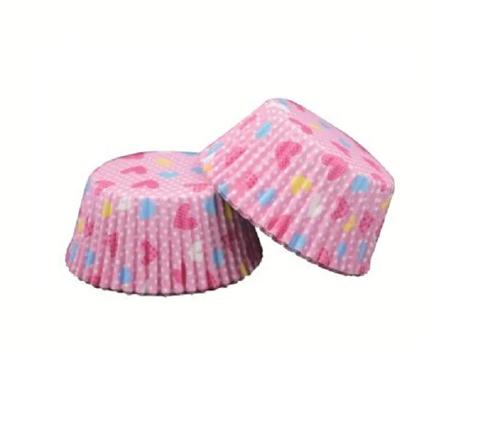 Hot Sale Single Wall Baking Paper Cup Liners Cupcake and Muffin Cup Print Handling