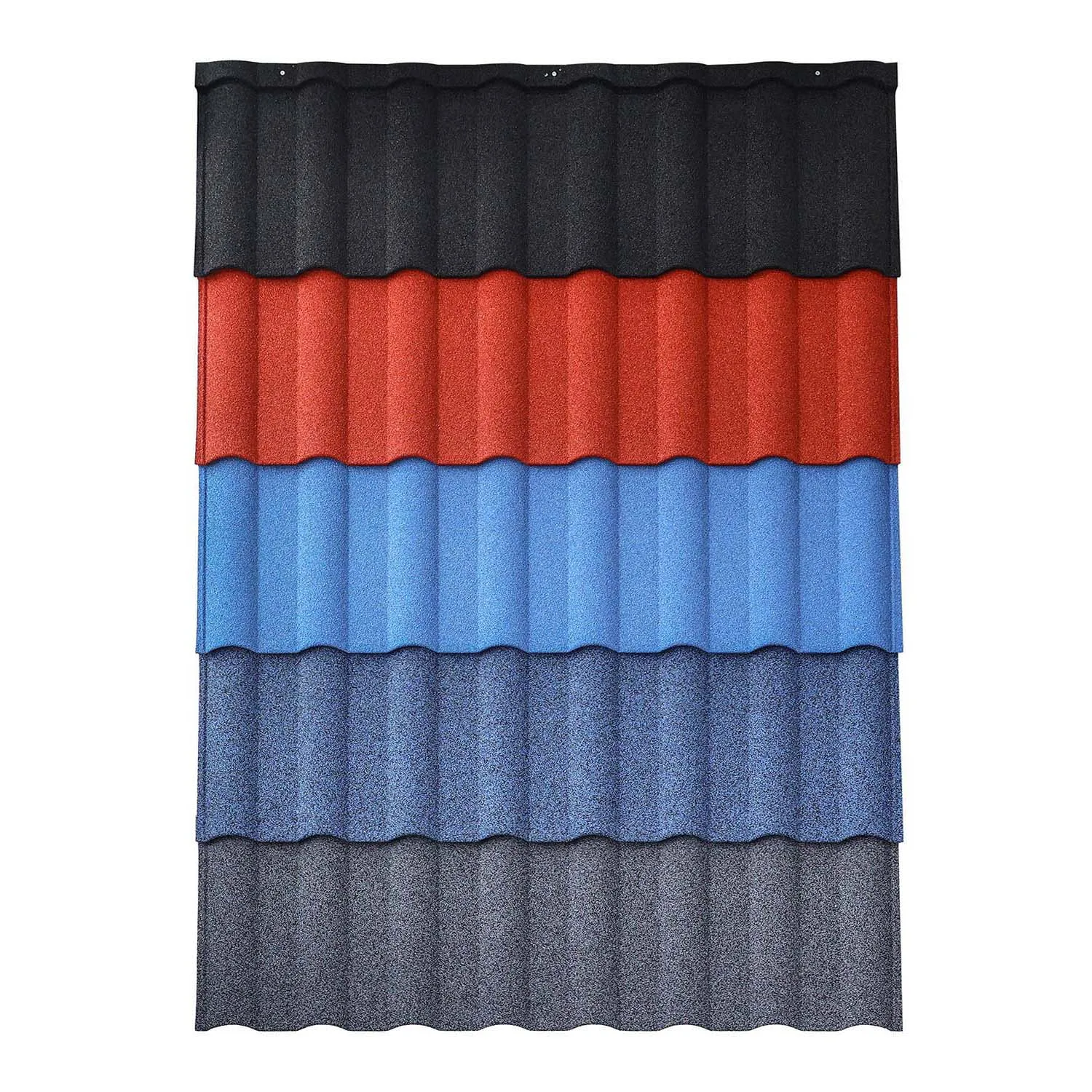 Modern Building Materials House Roofing Sheets  Asa Synthetic Resin Stone Coated Metal Roofing Tiles