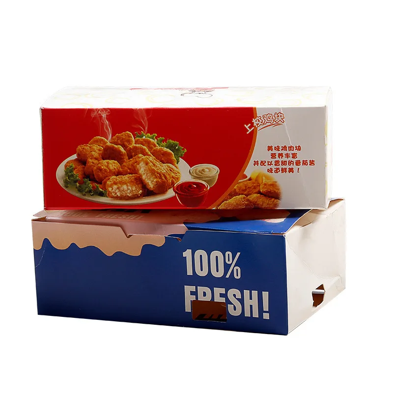 paper box manufacturers takeout paper food packaging food cardboard paper cake box with handle and window