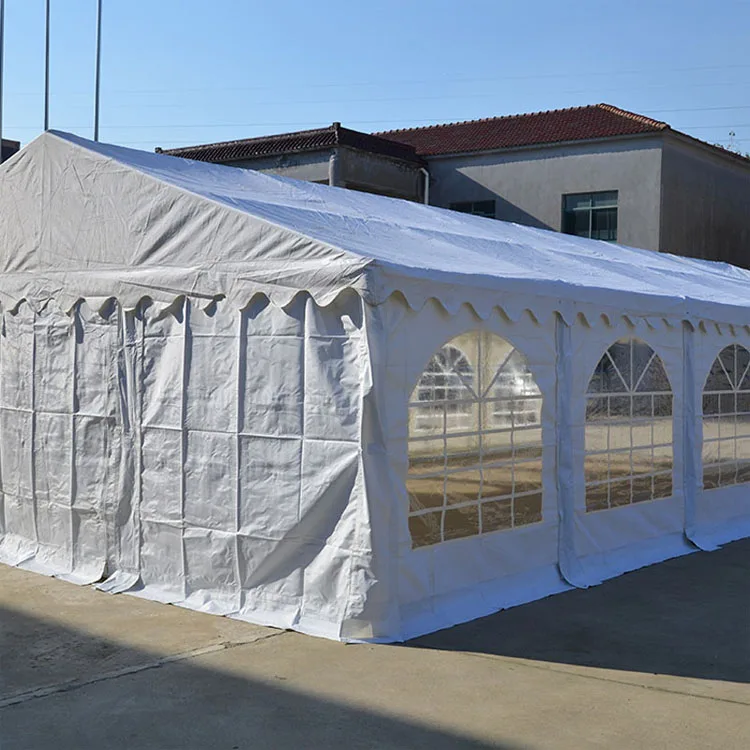 New Arrival Heavy Duty White 5x10m PVC Wedding Party Tents with Full Set of Sidewall
