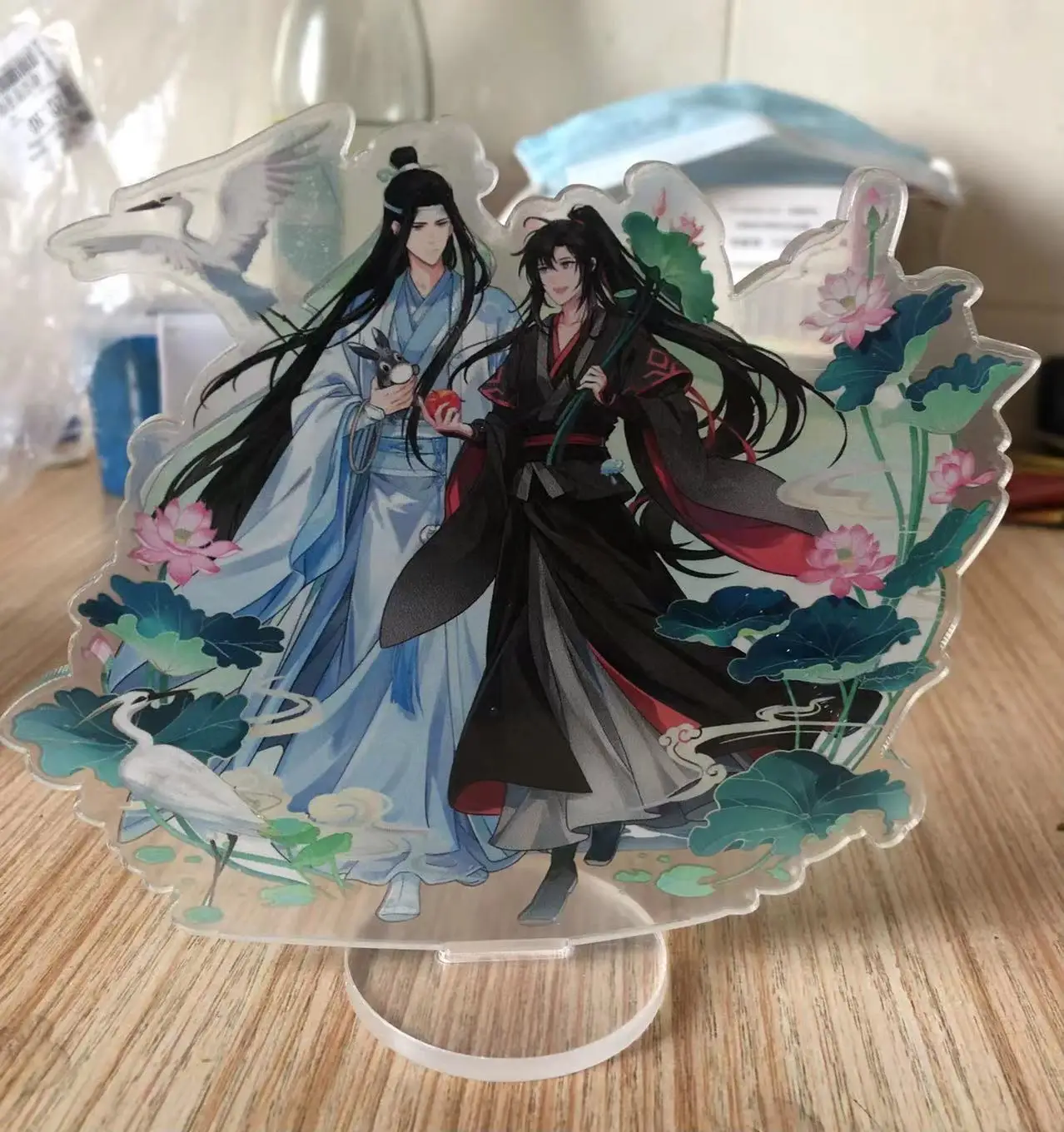 38 Styles Anime Acrylic Stand Mo Dao Zu Shi Wei Wu Xian Lan Wang Ji Characters PVC Display Standee Model Toy