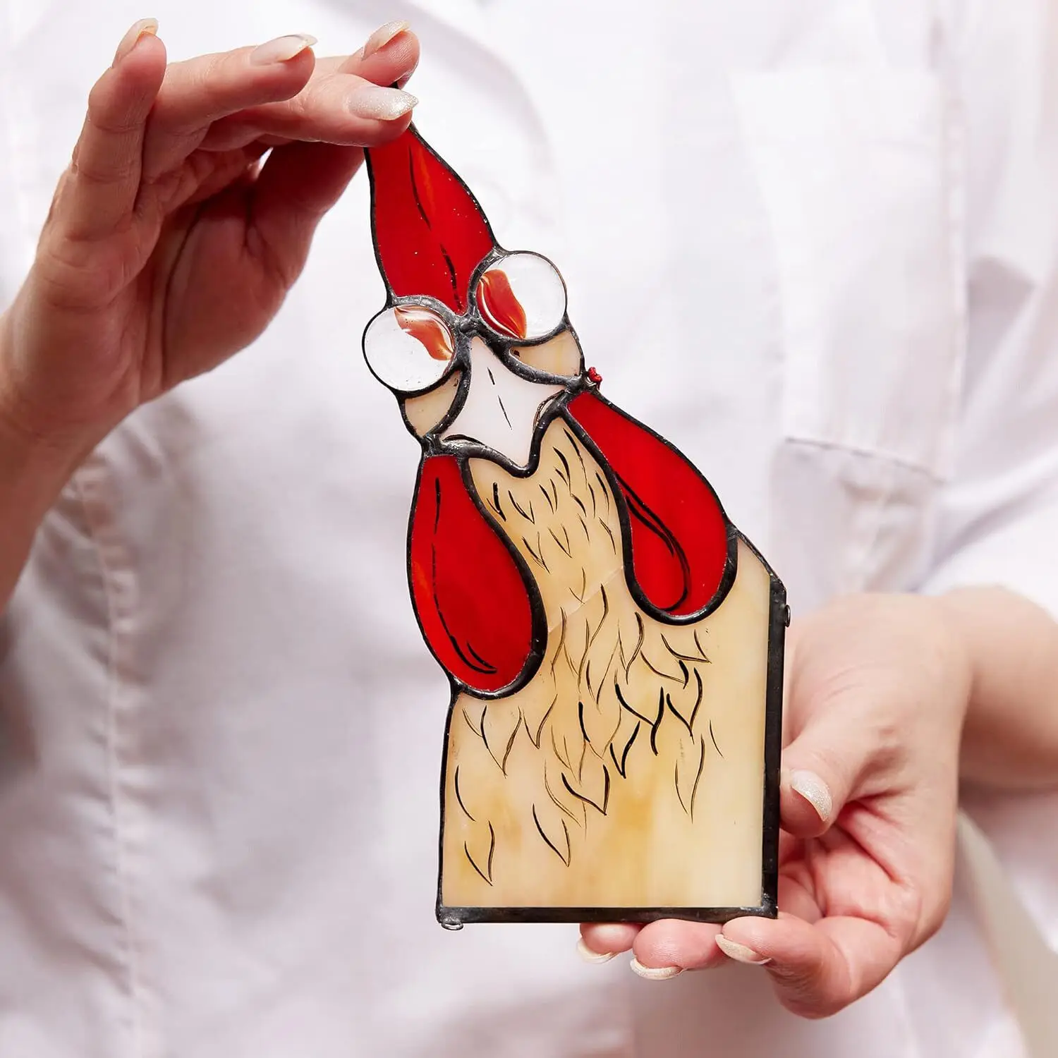 New style window decoration cartoon rooster bedroom living room decoration pendant