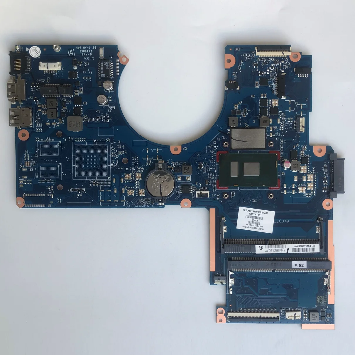 901573-601 L07564-601 для струйного принтера HP Pavilion 15T-AU100 15-AU материнская плата DAG34AMB6D0 i7-7500U 2 70 ГГц