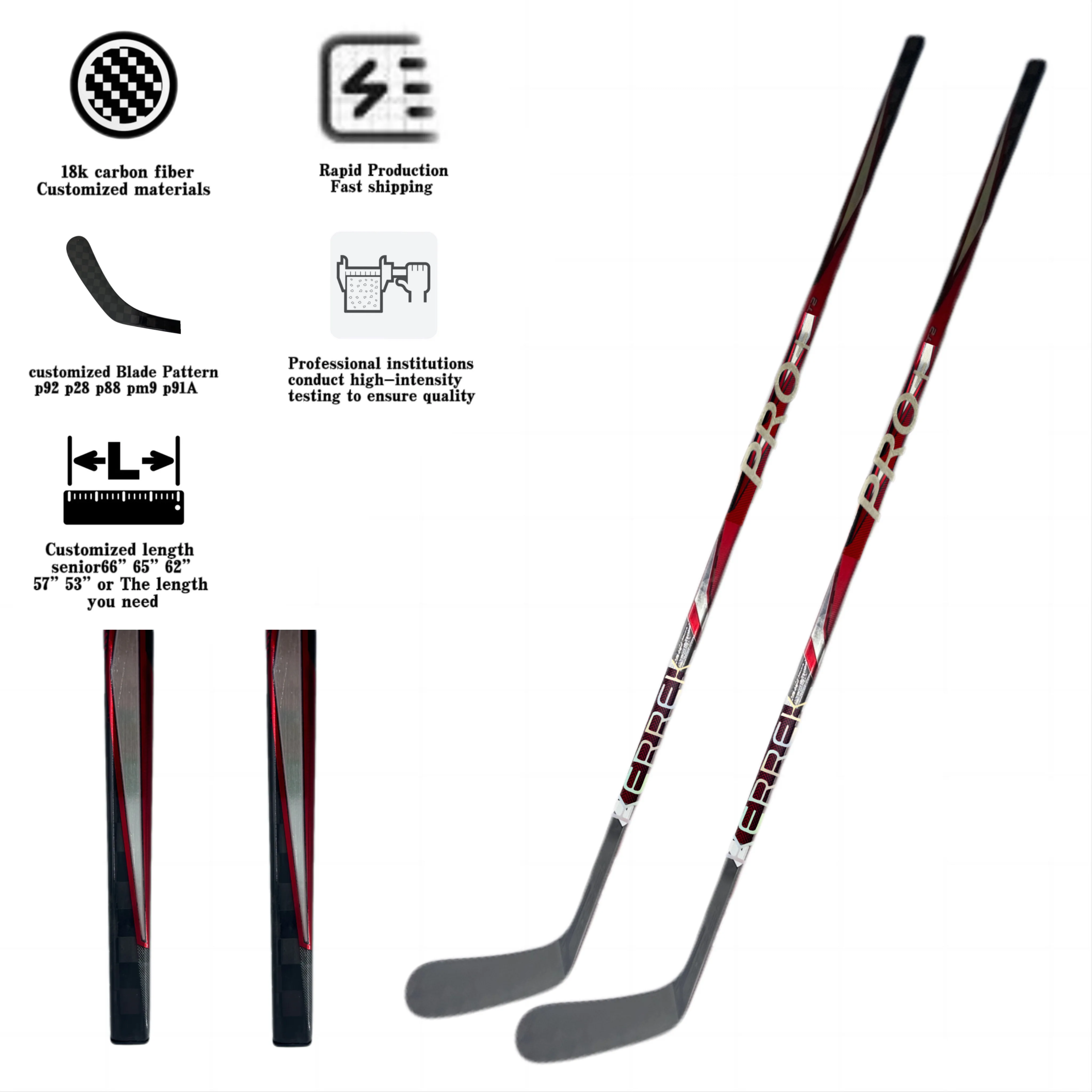 Field Hockey Sticks Custom Logo High Quality Good Ice Buy Carbon Wholesale Sports Team Blank Flex Supply Pro Stick Hockey Sticks