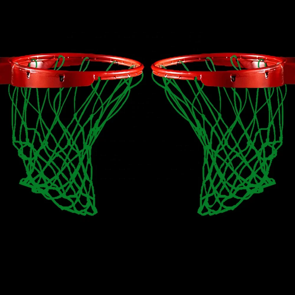Наружная крытая нейлоновая светящаяся в темноте баскетбольная сетка