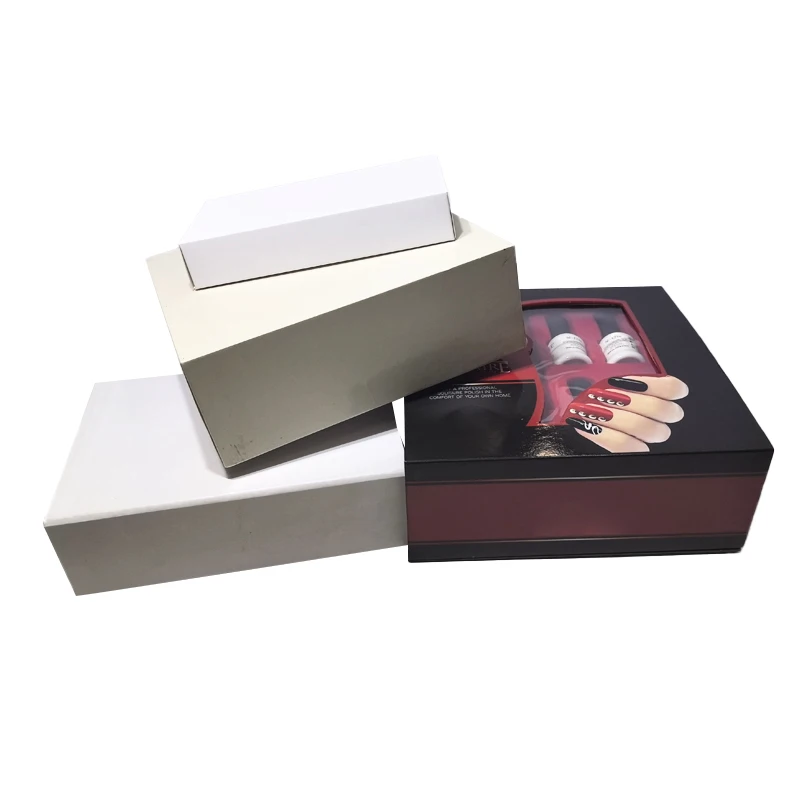 Customized High Quality Gift Paper Design Transparent Window Kids Toy Display Box For Dress