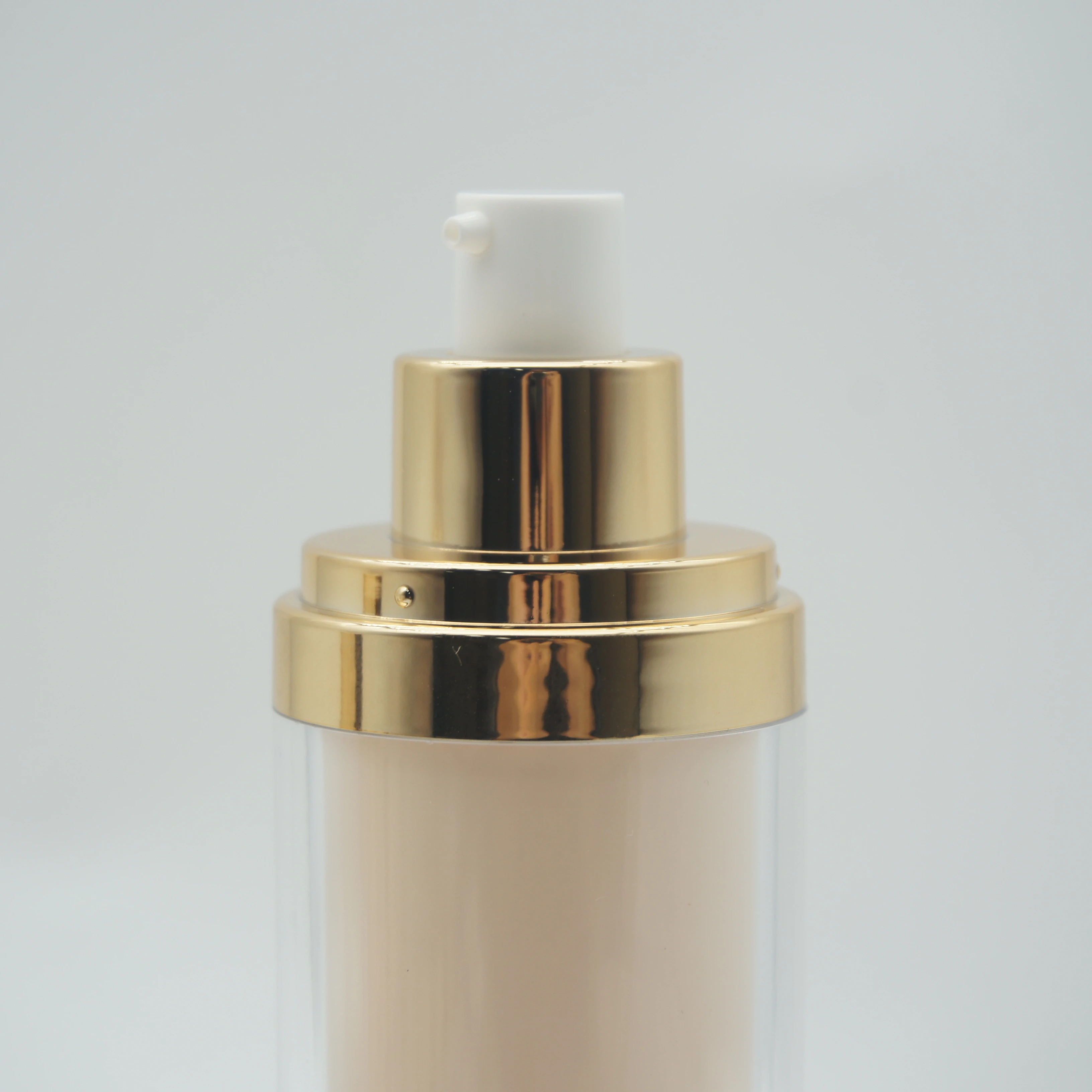 Cosmetic Lotion Spray Pump Bottles Acrylic Lids 30ml 50ml 100ml Empty Jars Plastic Containers Wholesale Screen Printing Surface