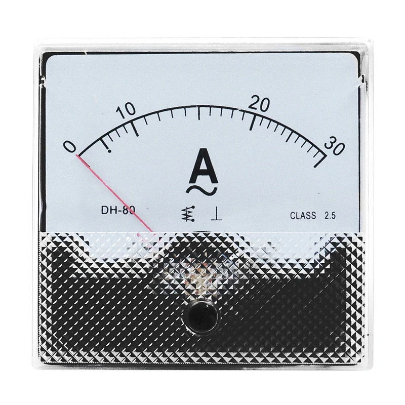 DH80 AC Ammeter 80*80mm 5A 20A 30A 50A 100/5A 200/5A Square Analog Current Ampere Meter
